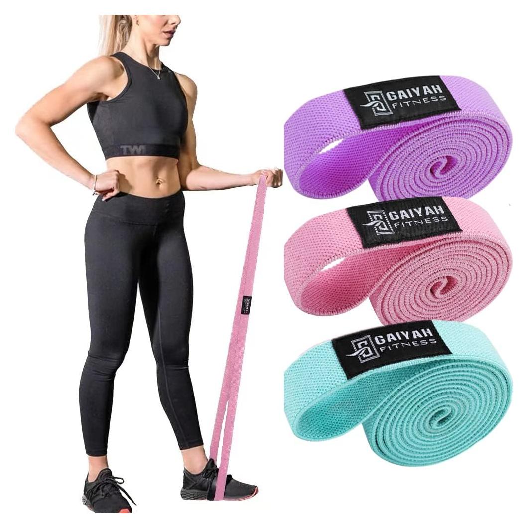 Conjunto de Bandas de Resistencia Largas GAIYAH FITNESS - 3 Niveles