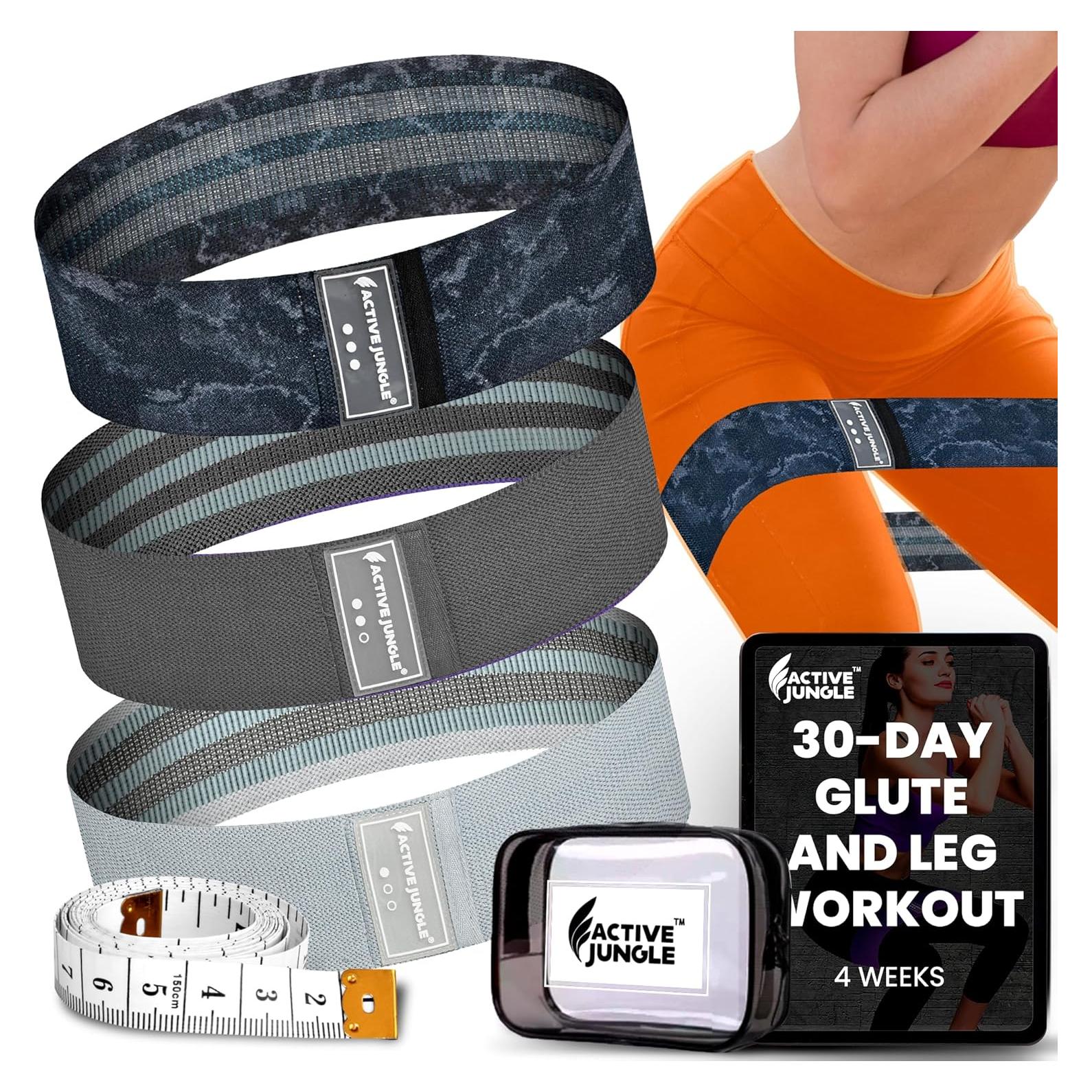 Bandas de Resistencia Active Jungle - Set de 3 Antideslizantes