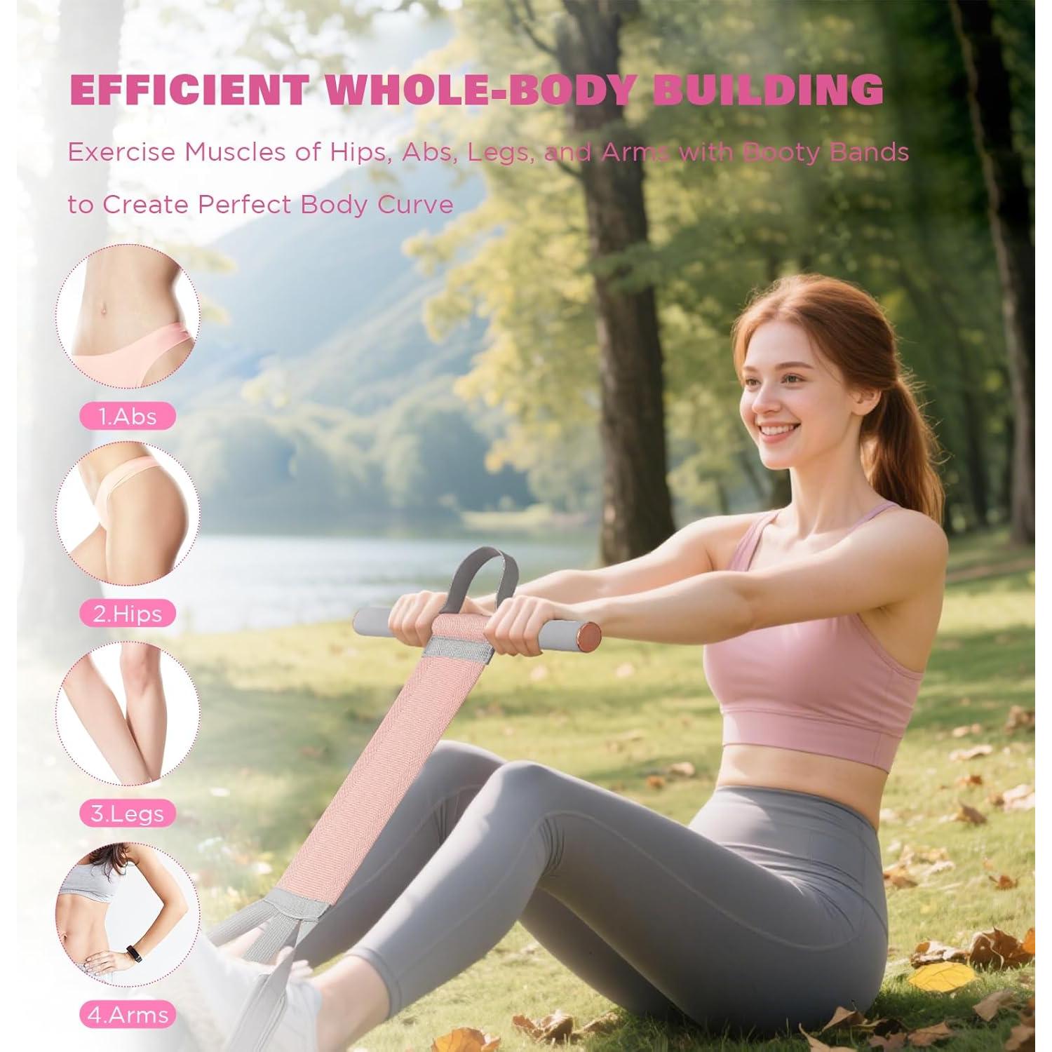 Banda de Resistencia HilpurSkx 150lb con Mangos Antideslizantes