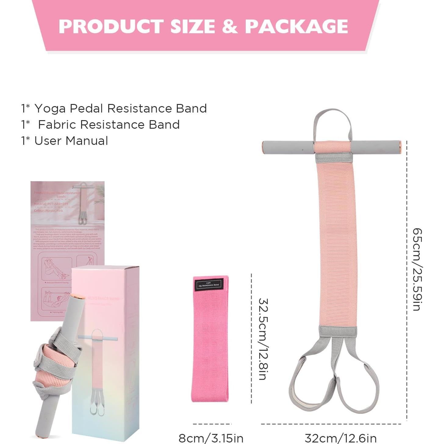 Banda de Resistencia HilpurSkx 150lb con Mangos Antideslizantes