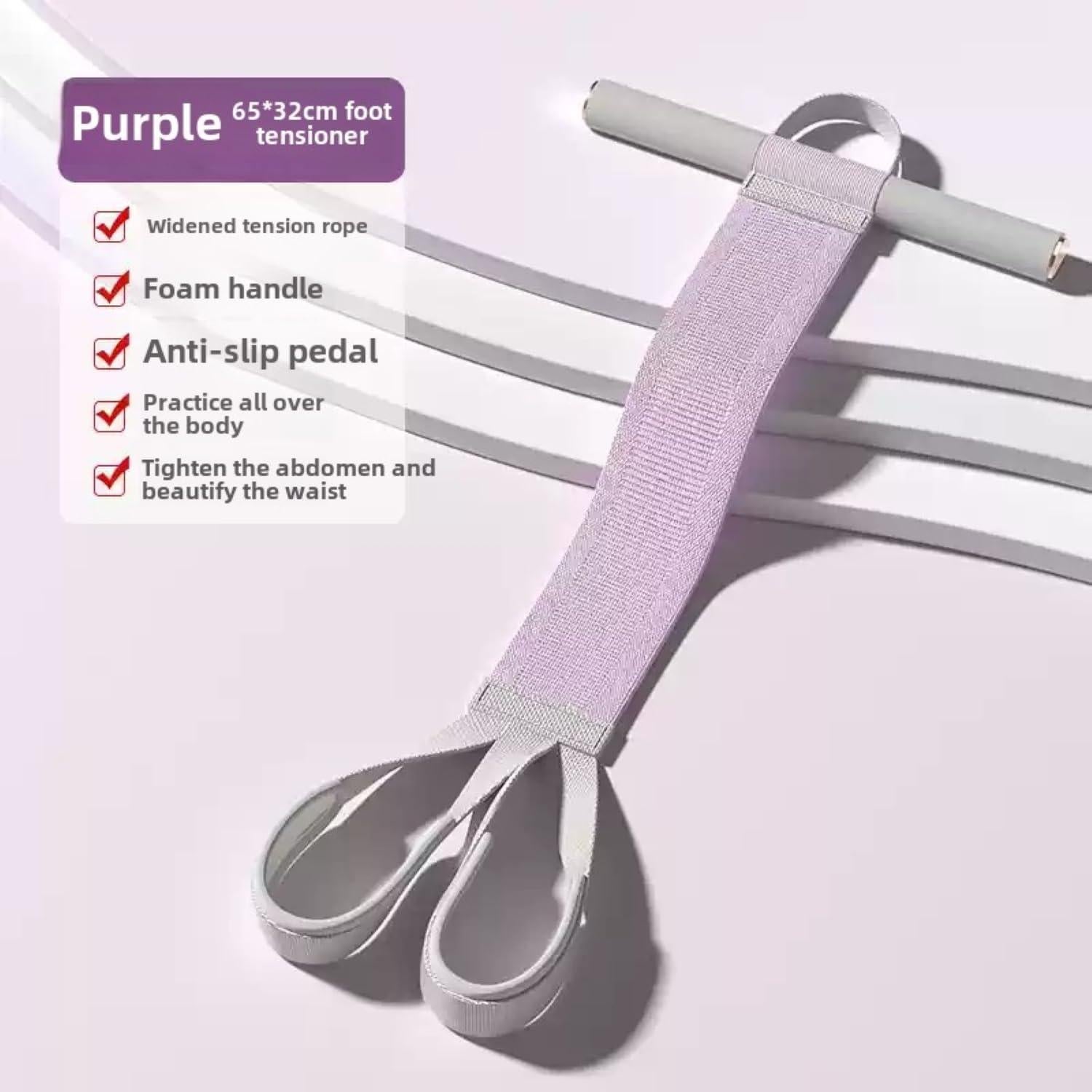 Banda de Resistencia de Yoga Zooplan ZZLQ01 120LB Portátil