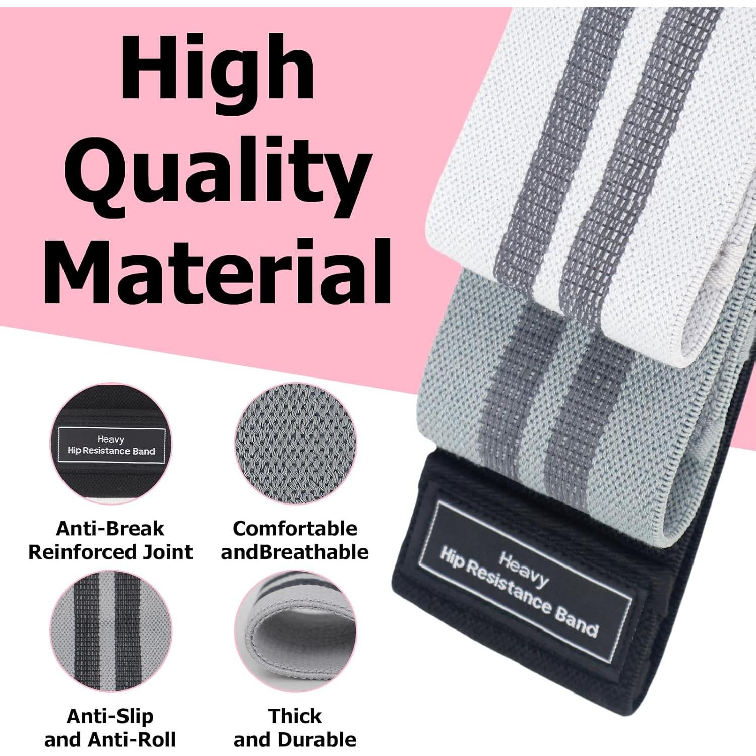 Juego de Bandas de Resistencia Kosair - 3 Niveles Antideslizantes