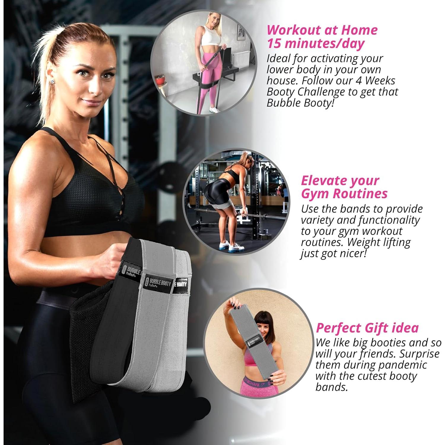 Conjunto de 3 Bandas de Resistencia PeoBeo Antideslizantes