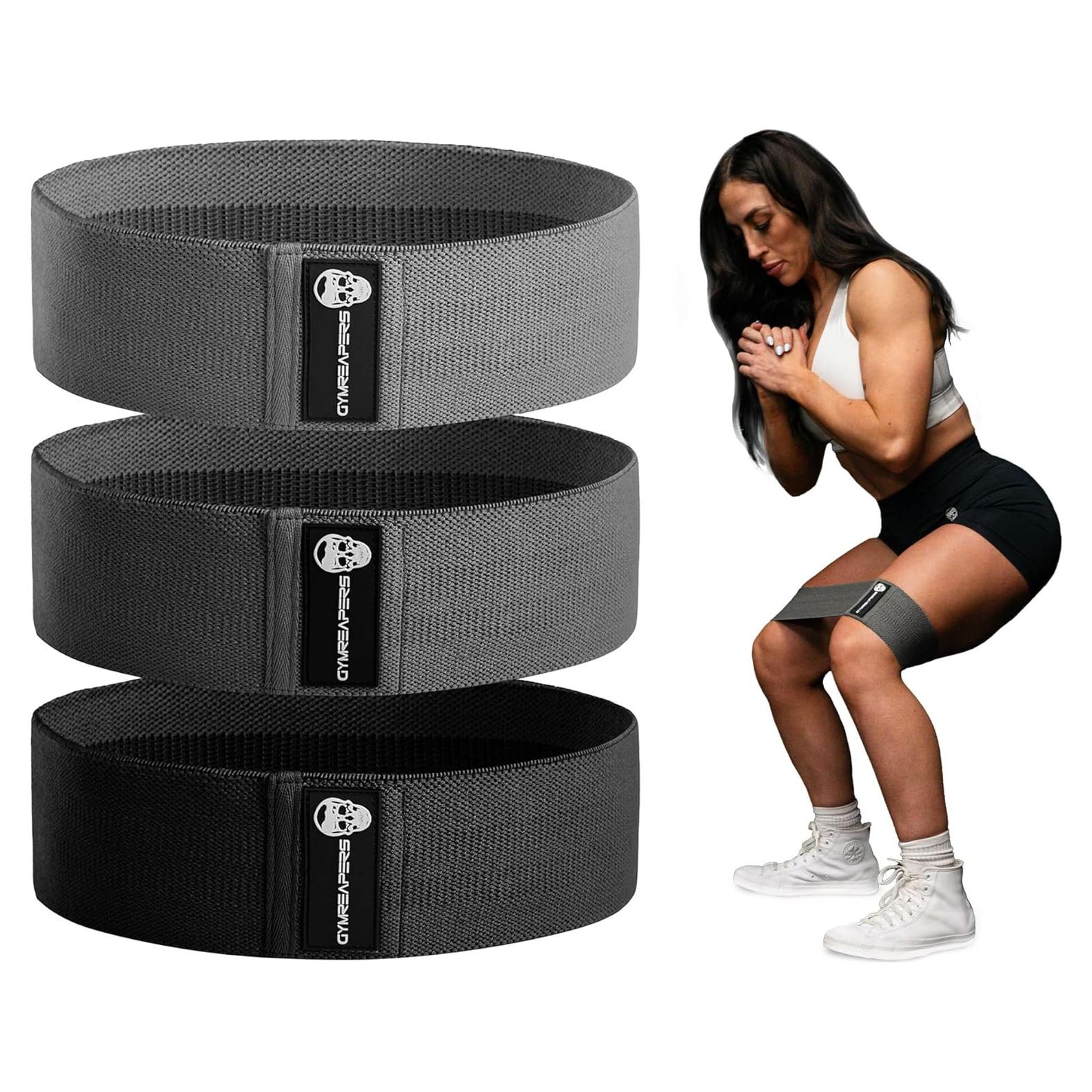 Bandas de Cadera Gymreapers - Juego de 3 Niveles Antideslizantes