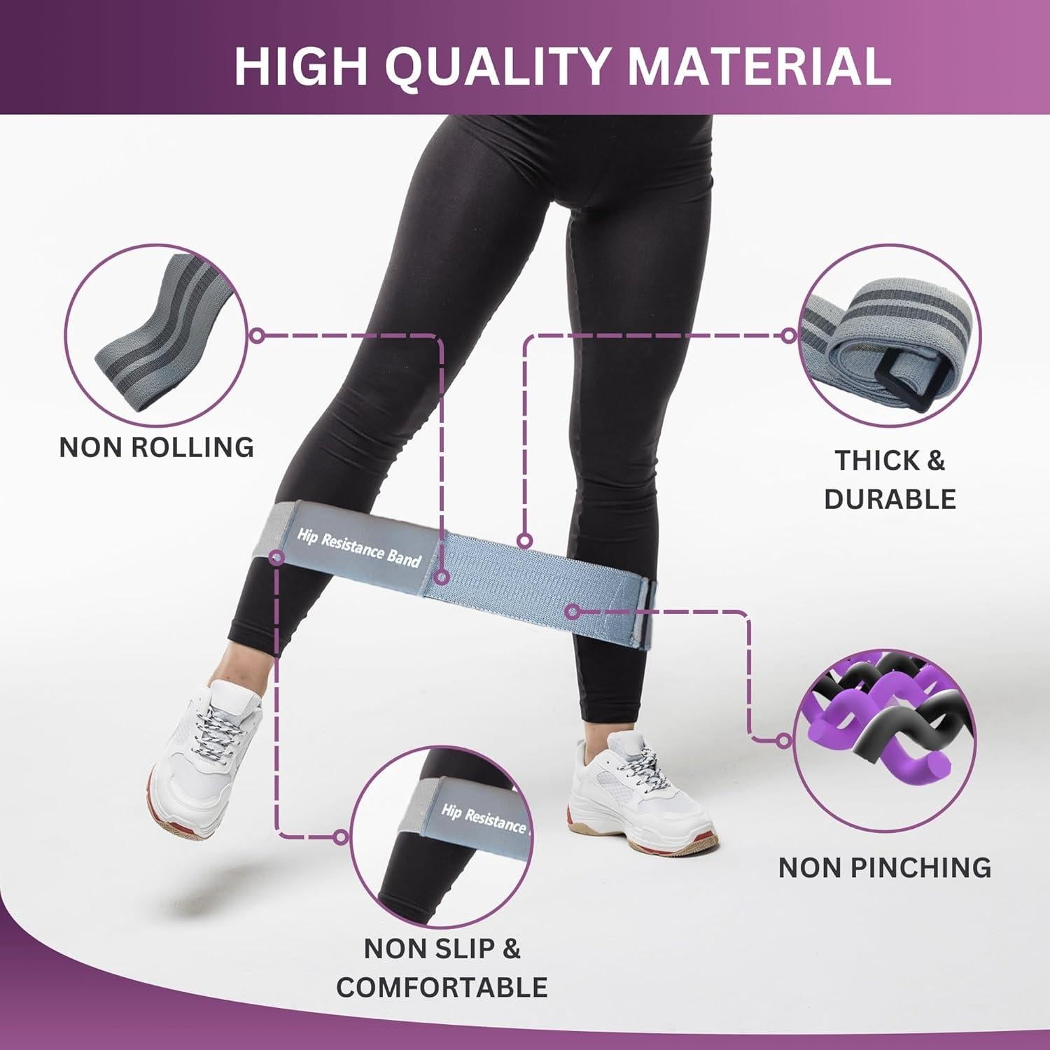 Bandas de Resistencia Ajustables Tesistance para Glúteos - Alta Calidad