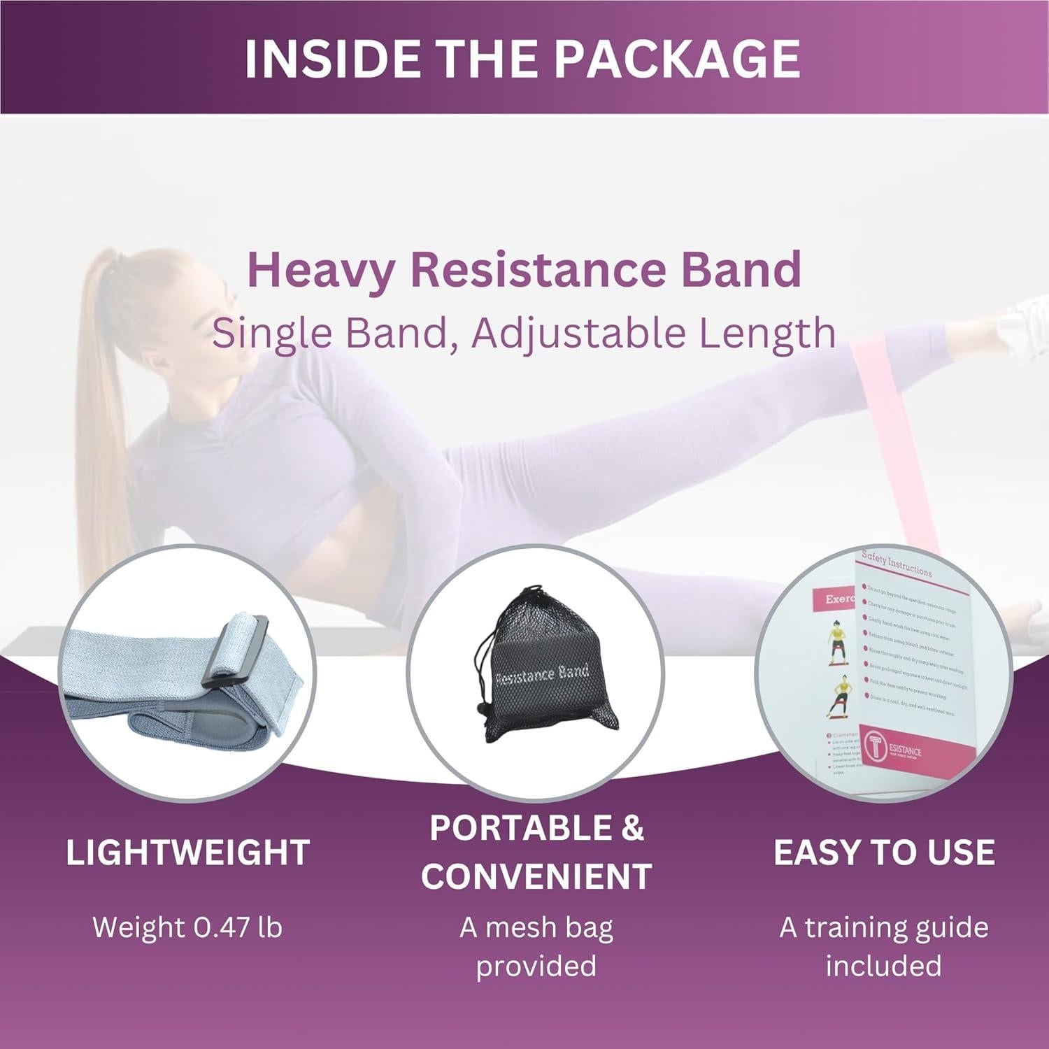 Bandas de Resistencia Ajustables Tesistance para Glúteos - Alta Calidad