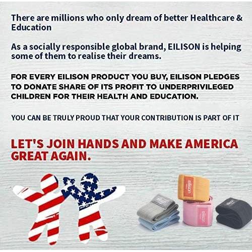 Bandas de Resistencia EILISON Glamfit - Set de 5 Niveles para Glúteos