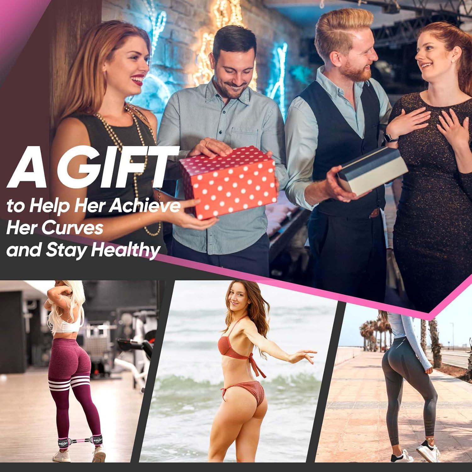 Bandas de Resistencia para Tobillos NTIUYOT Rosa - 3 Niveles