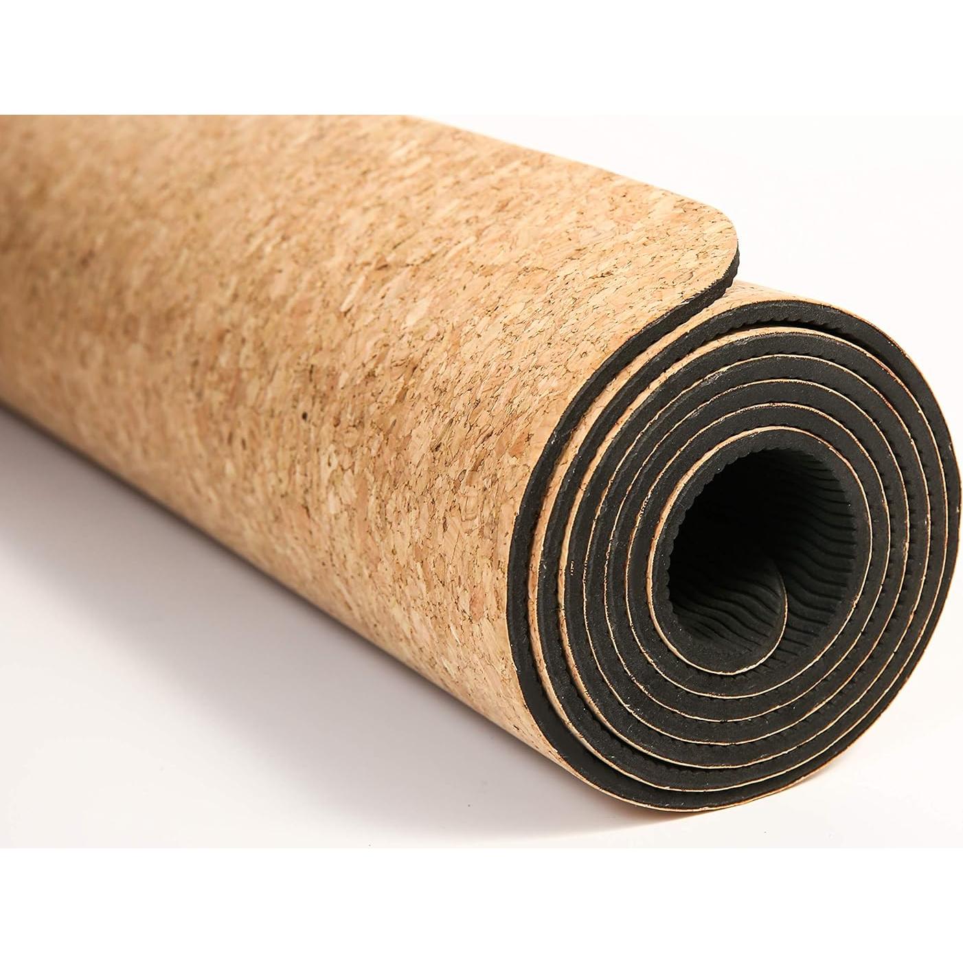 Alfombrilla de Yoga de Corcho Foiller 183x61cm Antideslizante