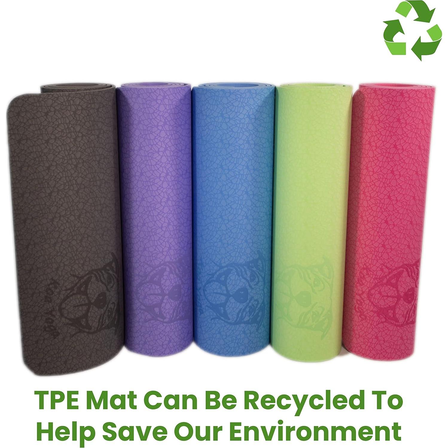 Esterilla de Yoga Koa TPE Antideslizante 1.83m Azul