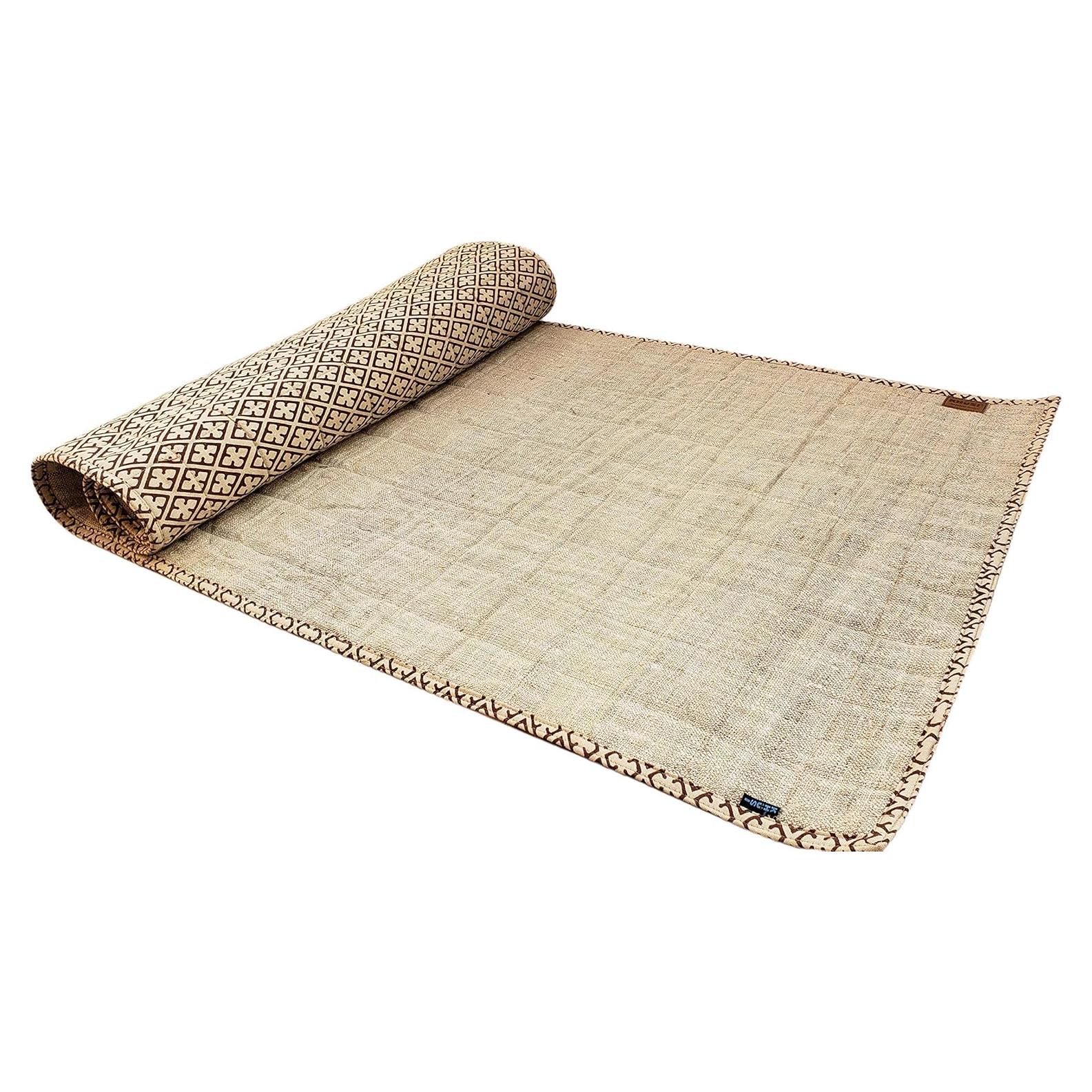 Alfombrilla de Yoga KHUSI de Cañamo Orgánico Extra Gruesa