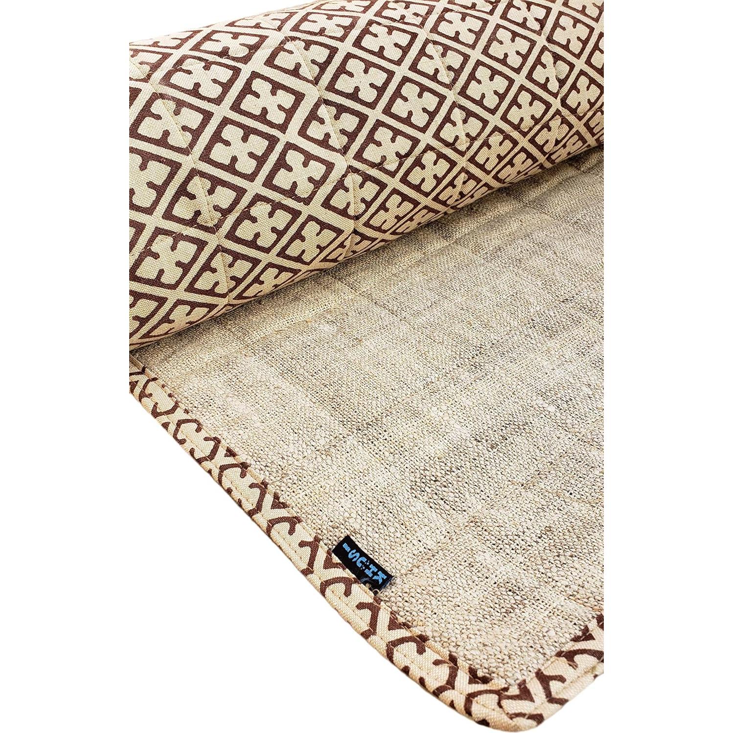 Alfombrilla de Yoga KHUSI de Cañamo Orgánico Extra Gruesa