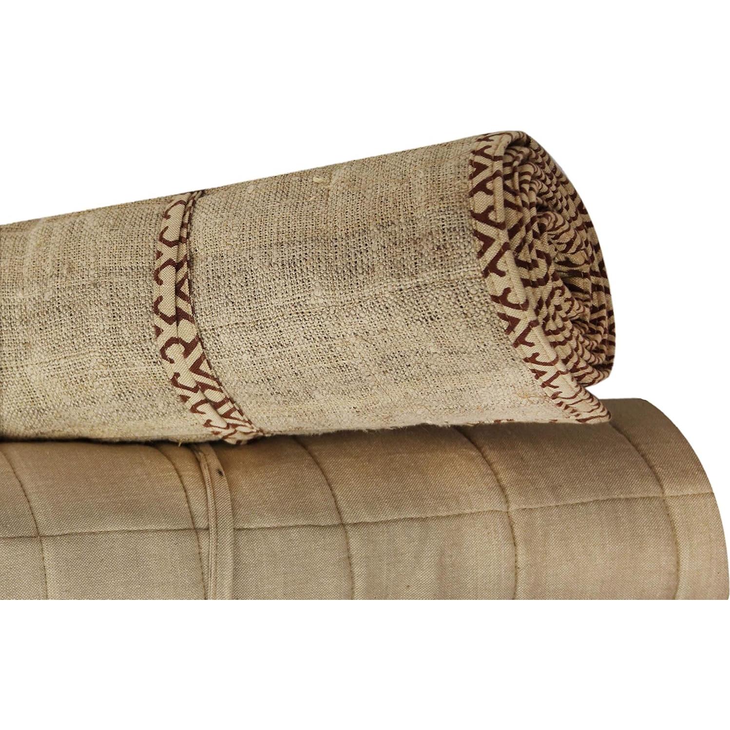 Alfombrilla de Yoga KHUSI de Cañamo Orgánico Extra Gruesa