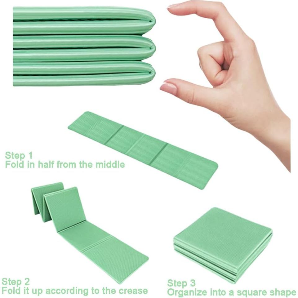 Esterilla de Yoga Plegable JUST DO TPE Antideslizante 183x61x0.6cm