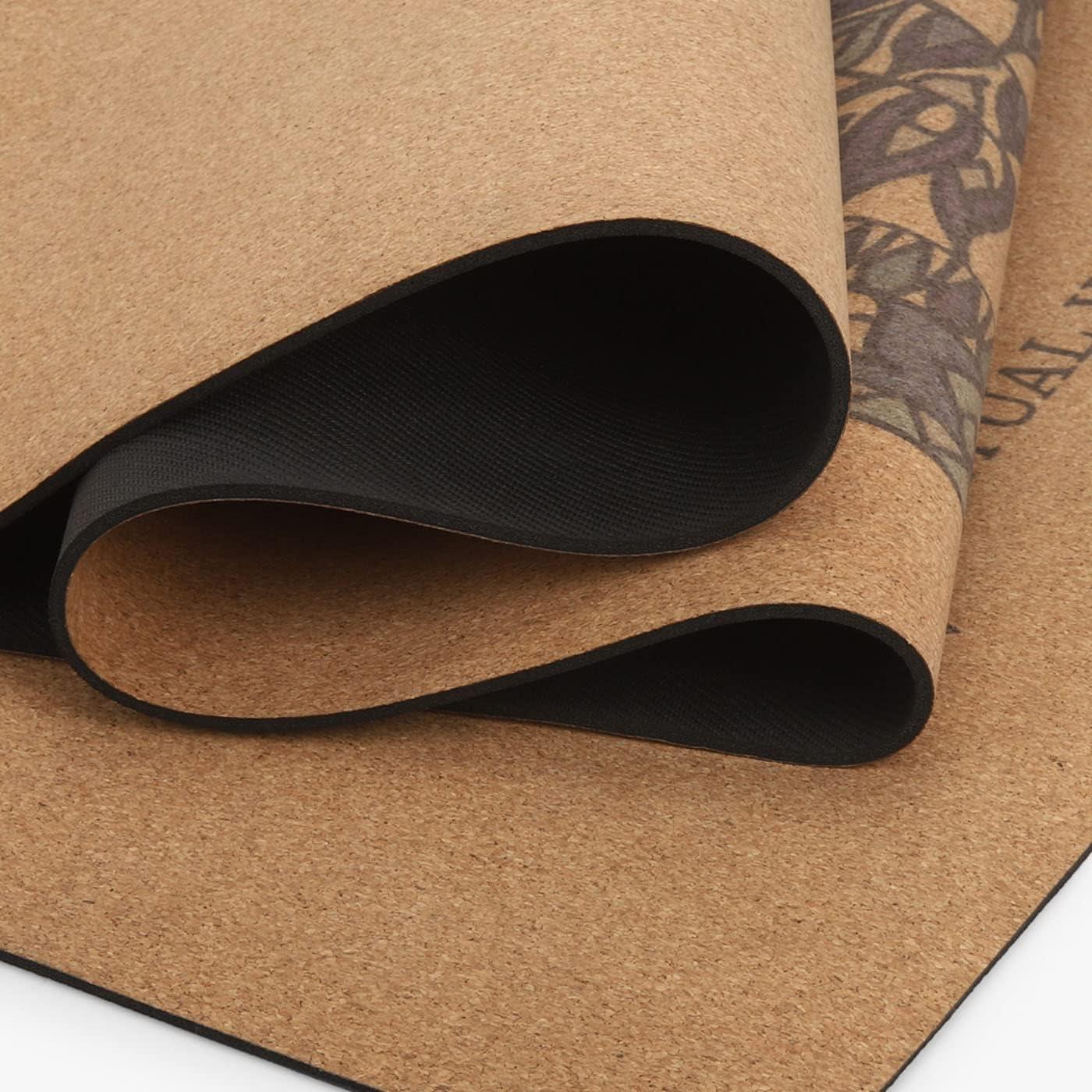 Alfombrilla de Yoga de Corcho Shakti Warrior Mandala 183x61cm