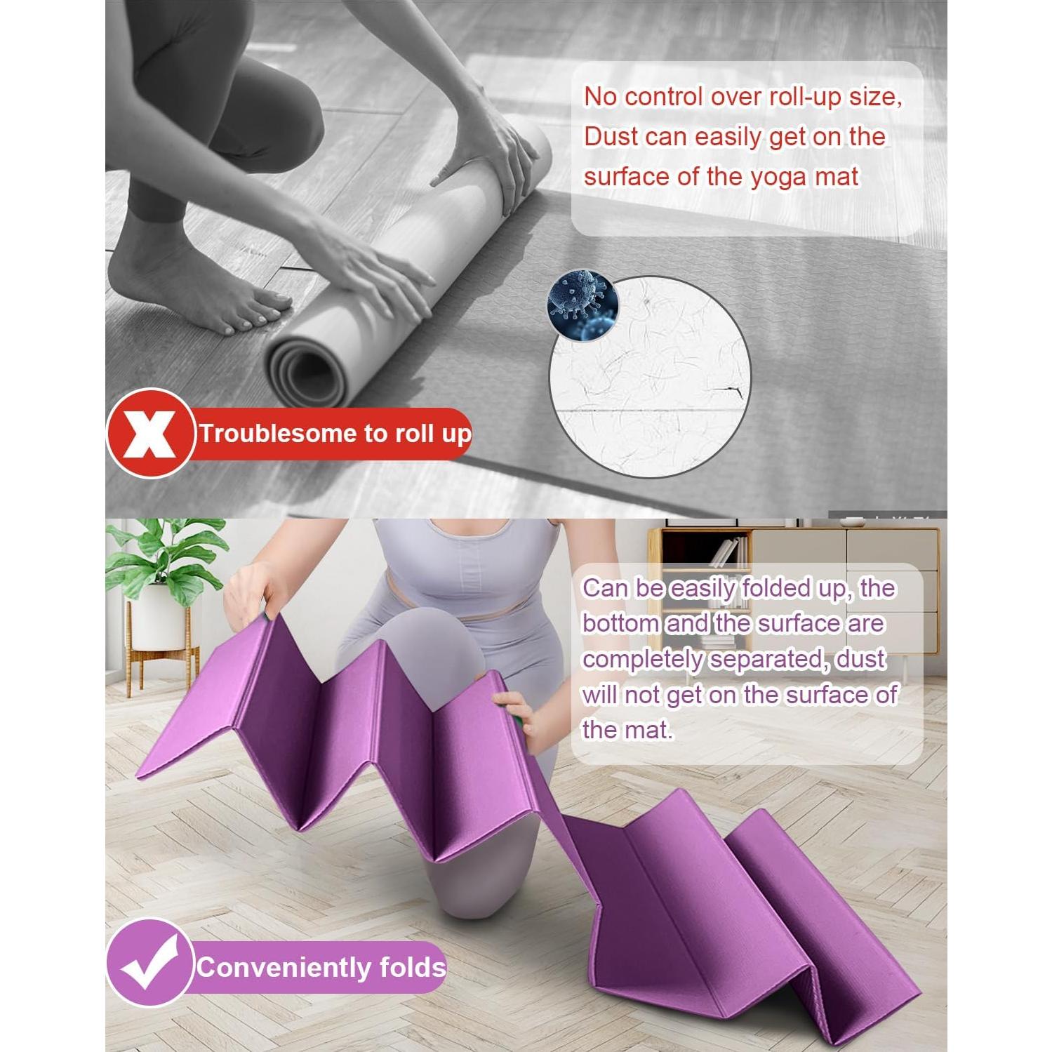 Alfombrilla de Yoga Plegable RYTMAT 182x79cm Antideslizante