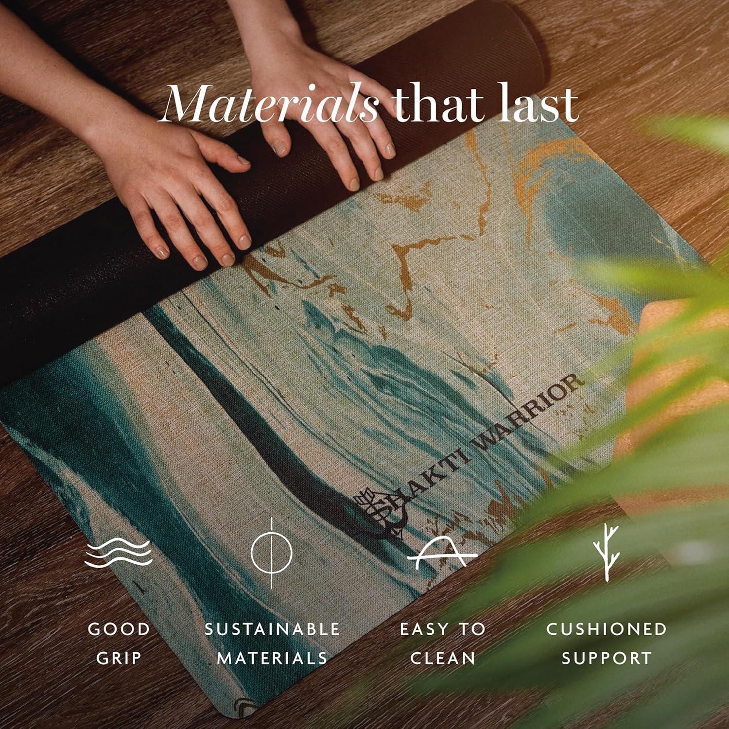 Alfombrilla de Yoga Ecológica Shakti Warrior Anahata 182.8x61cm
