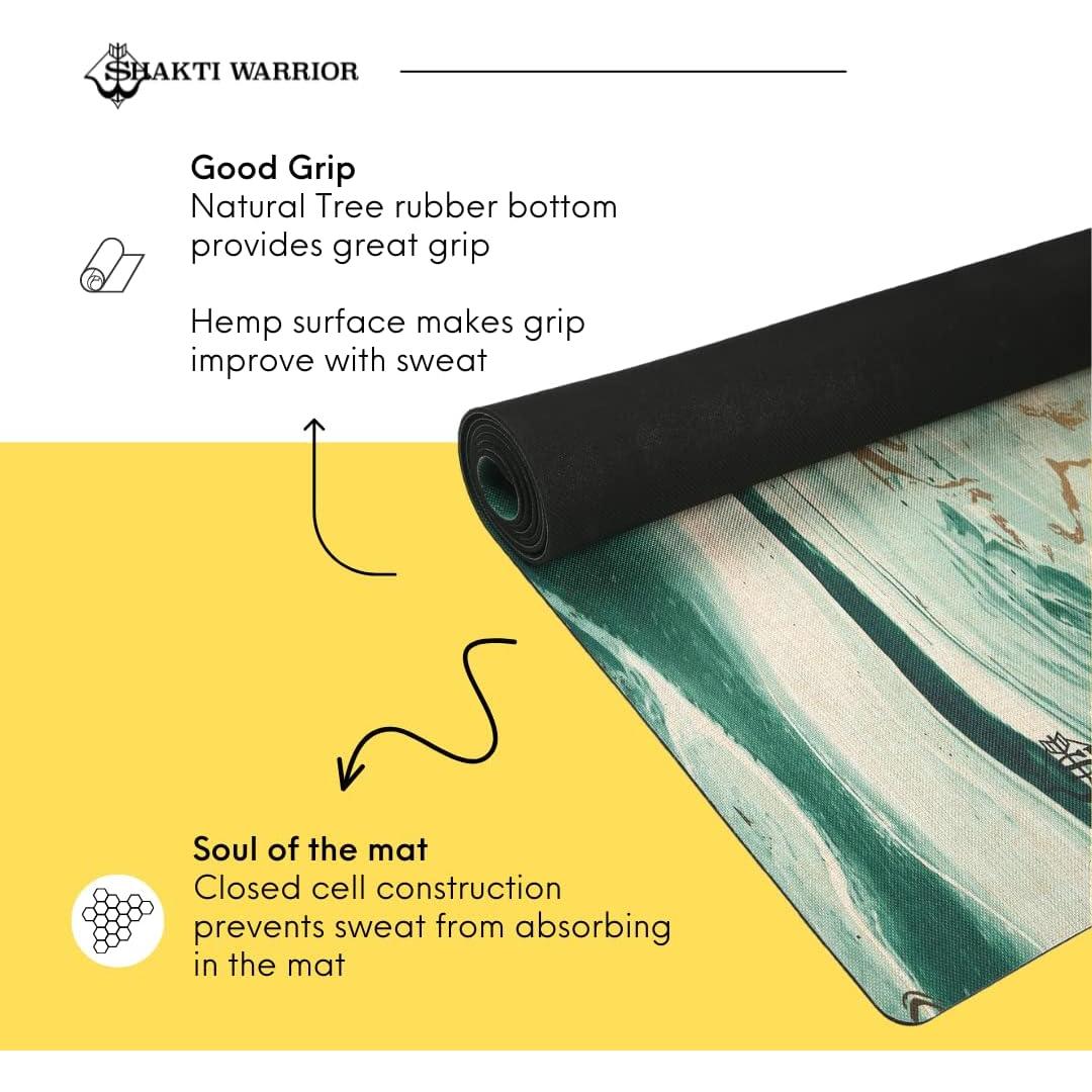 Alfombrilla de Yoga Ecológica Shakti Warrior Anahata 182.8x61cm