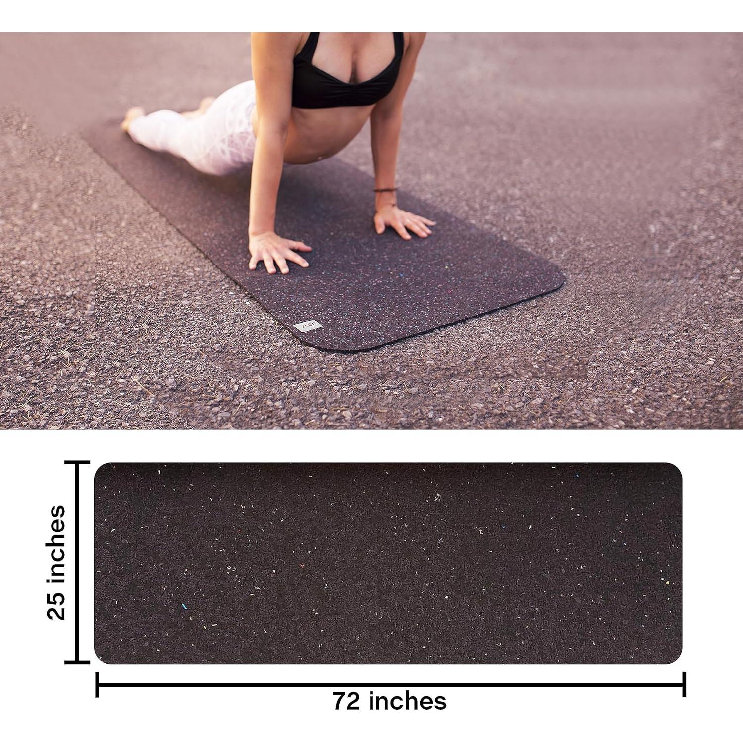 Alfombrilla de Yoga SUGA Reciclada 5mm Antideslizante Ecológica