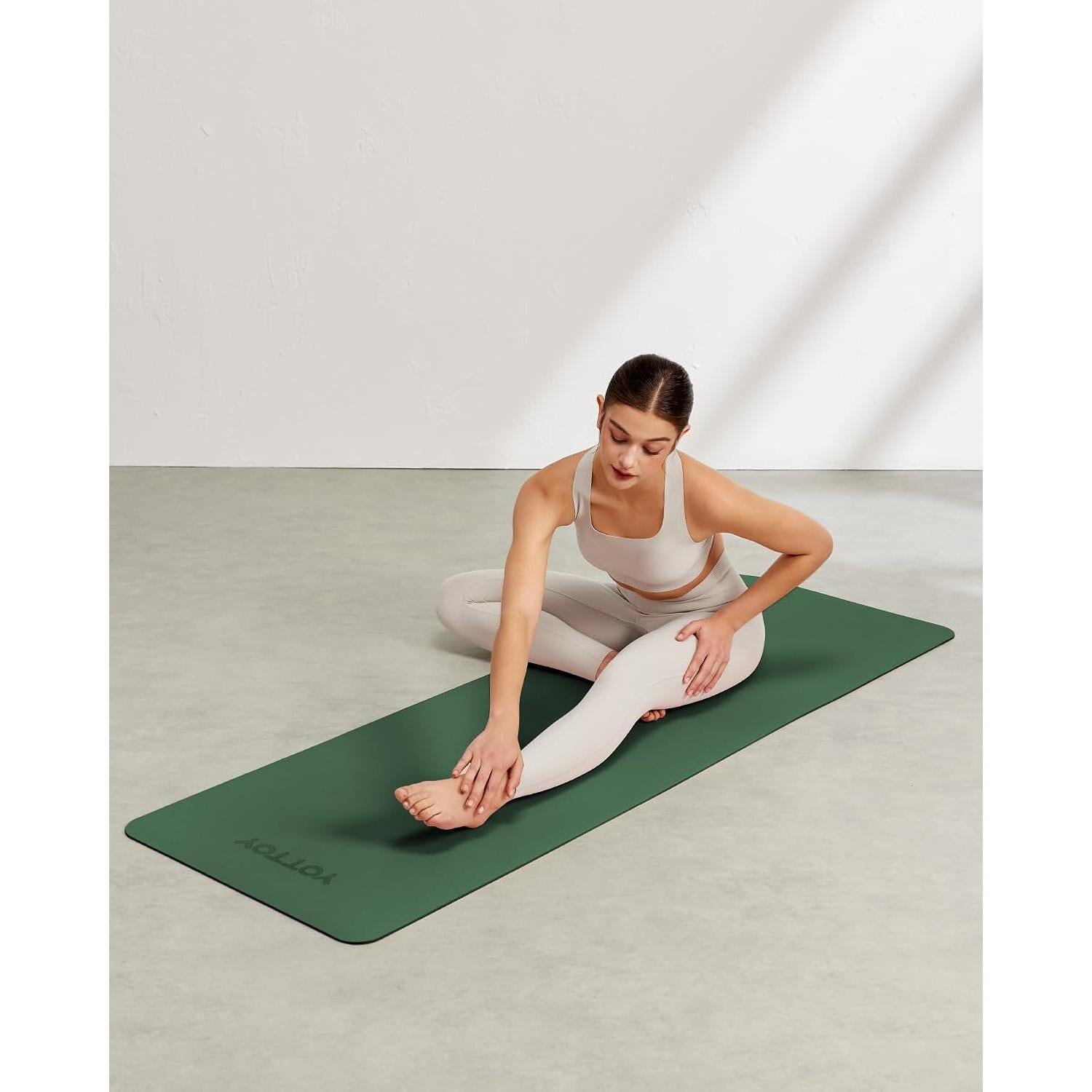 Esterilla de Yoga YOTTOY Verde Antideslizante 182.88x60.96cm