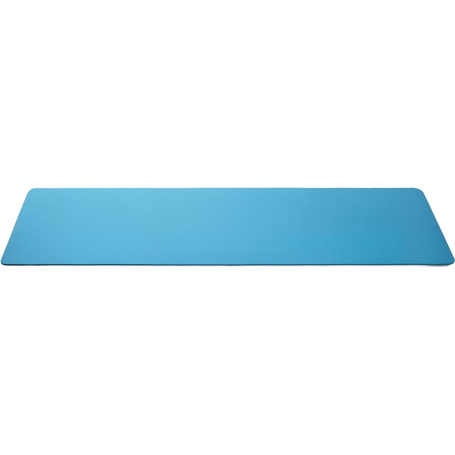 Alfombrilla de Yoga Amazon Basics TPE 186.9x61 cm Aqua