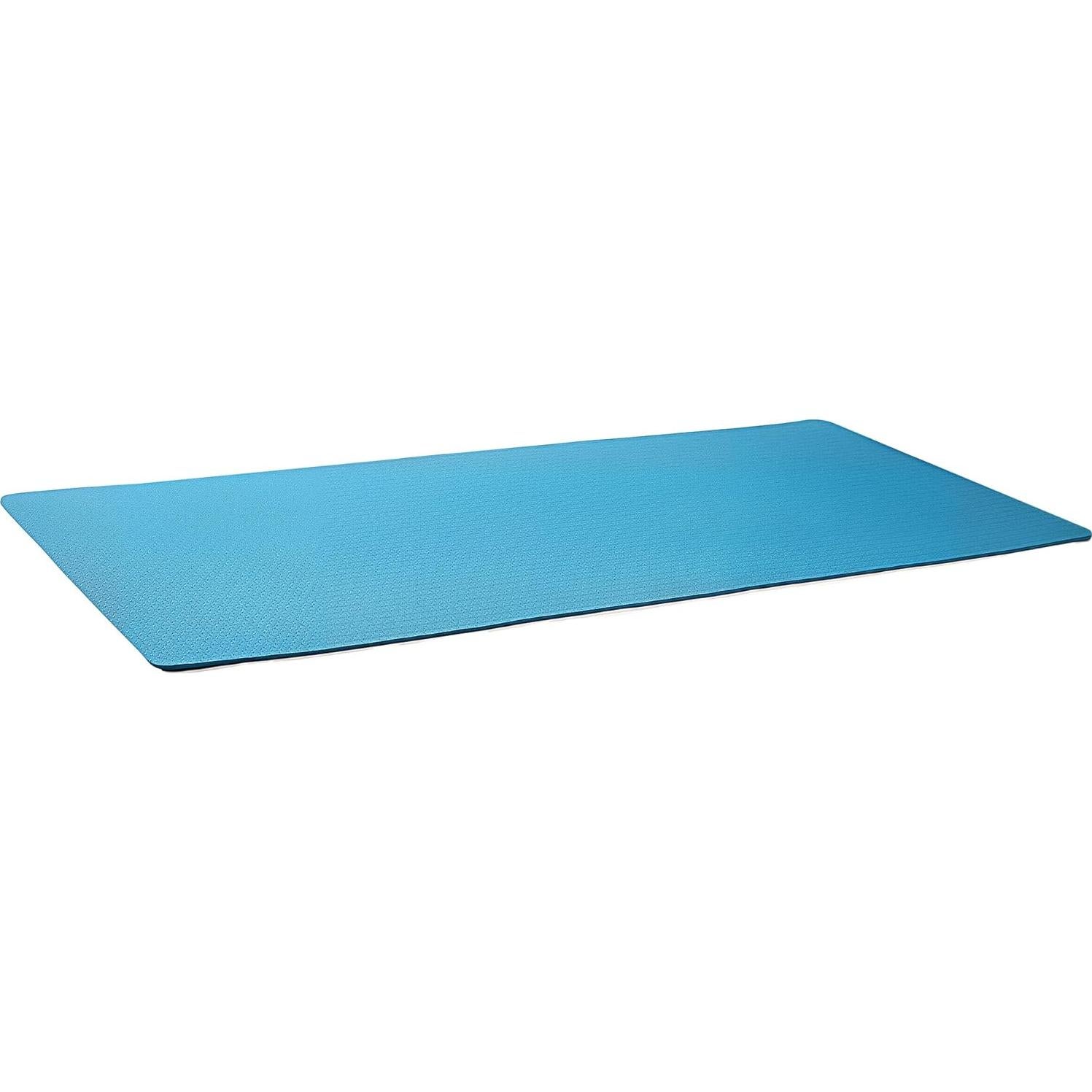 Alfombrilla de Yoga Amazon Basics TPE 186.9x61 cm Aqua