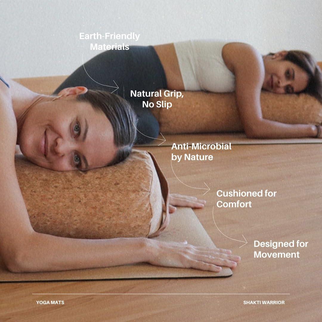 Alfombrilla de Yoga de Corcho Shakti Warrior 182.88x60.96cm Antideslizante