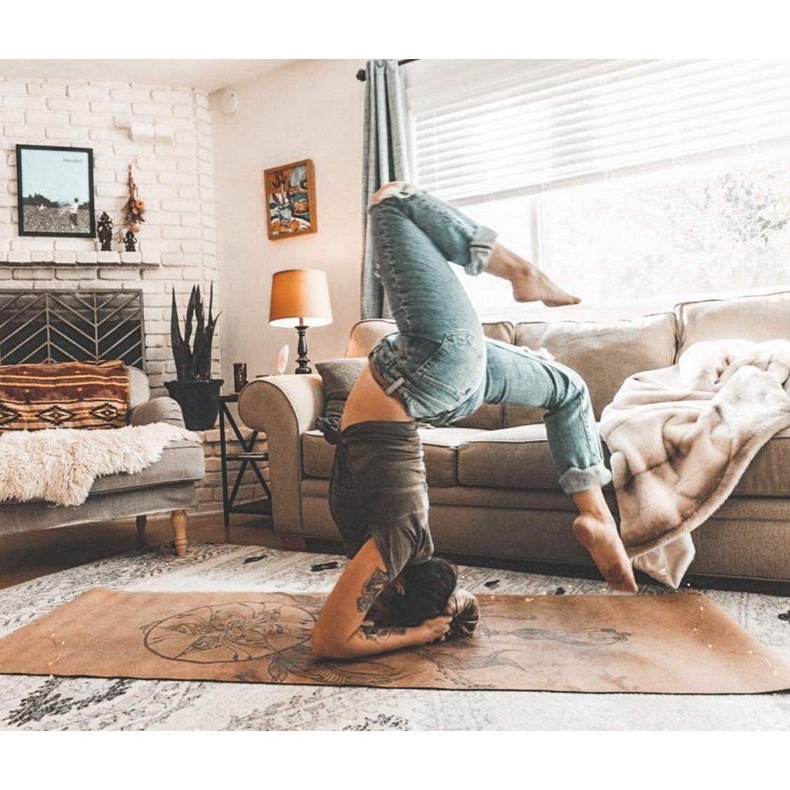 Alfombrilla de Yoga de Corcho Shakti Warrior 182.88x60.96cm Antideslizante