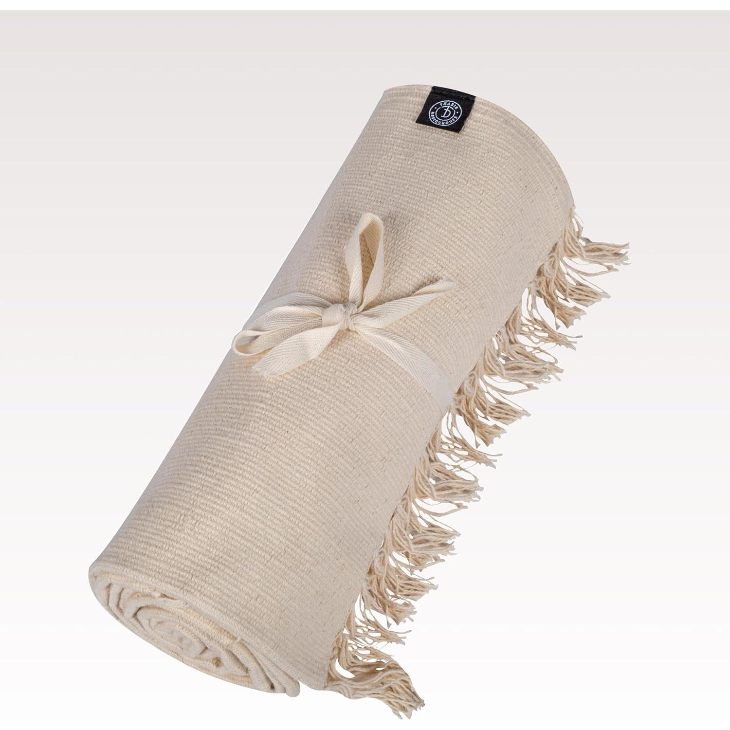 Esterilla de Yoga Tharie Algodón Orgánico 196x70 cm Antideslizante