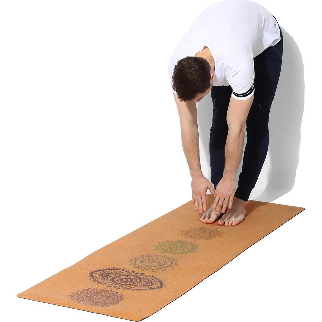 Alfombrilla de Yoga de Corcho Shakti Warrior Chakra 182x61cm