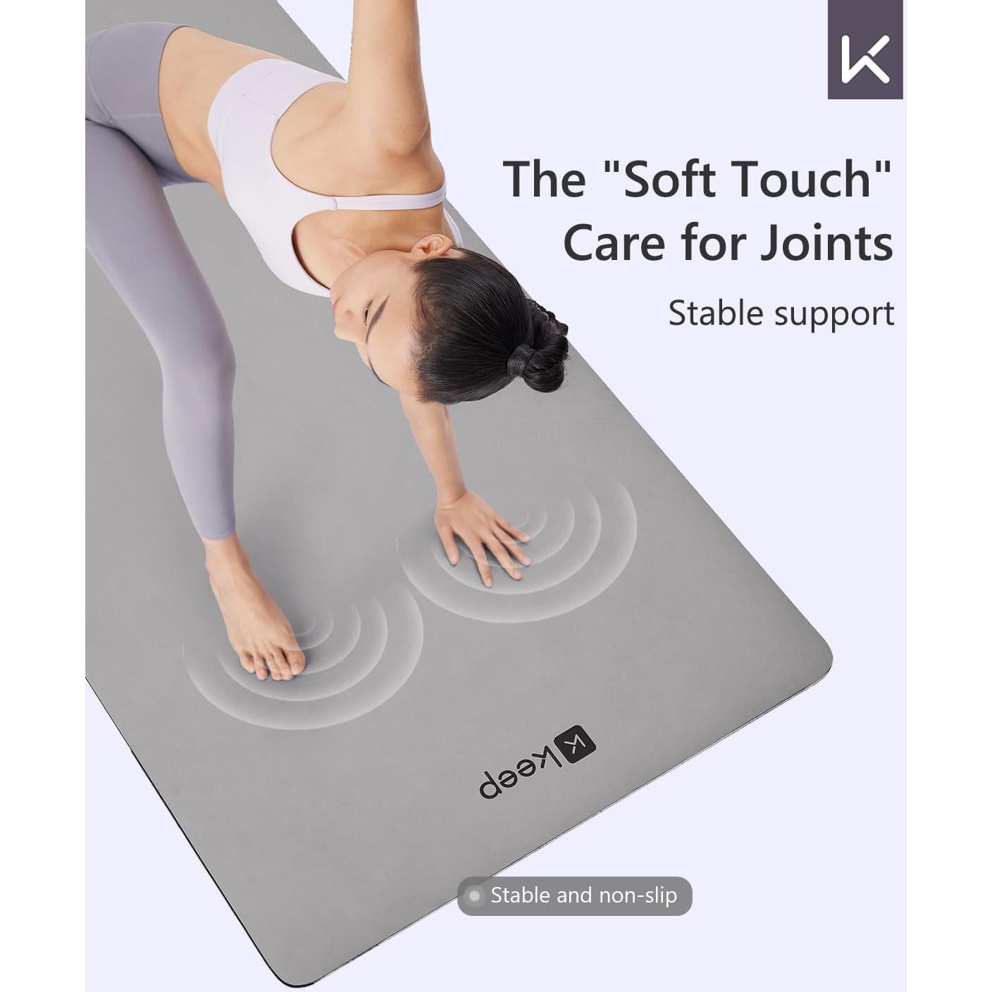 Mata de Yoga Profesional KEEP 182.88x66.04cm Antideslizante