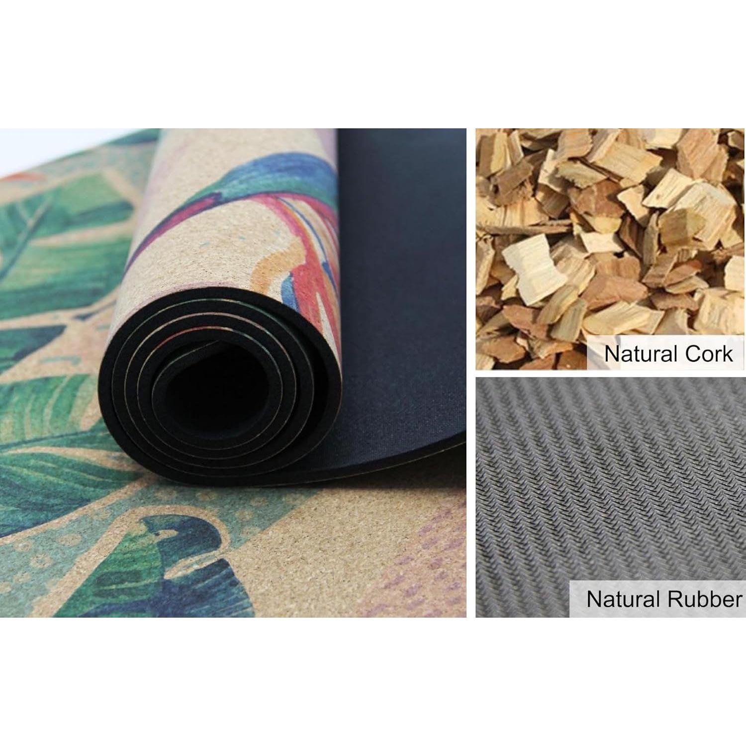 Alfombrilla de Yoga de Corcho My Virasana Antideslizante 182.88x66.04cm