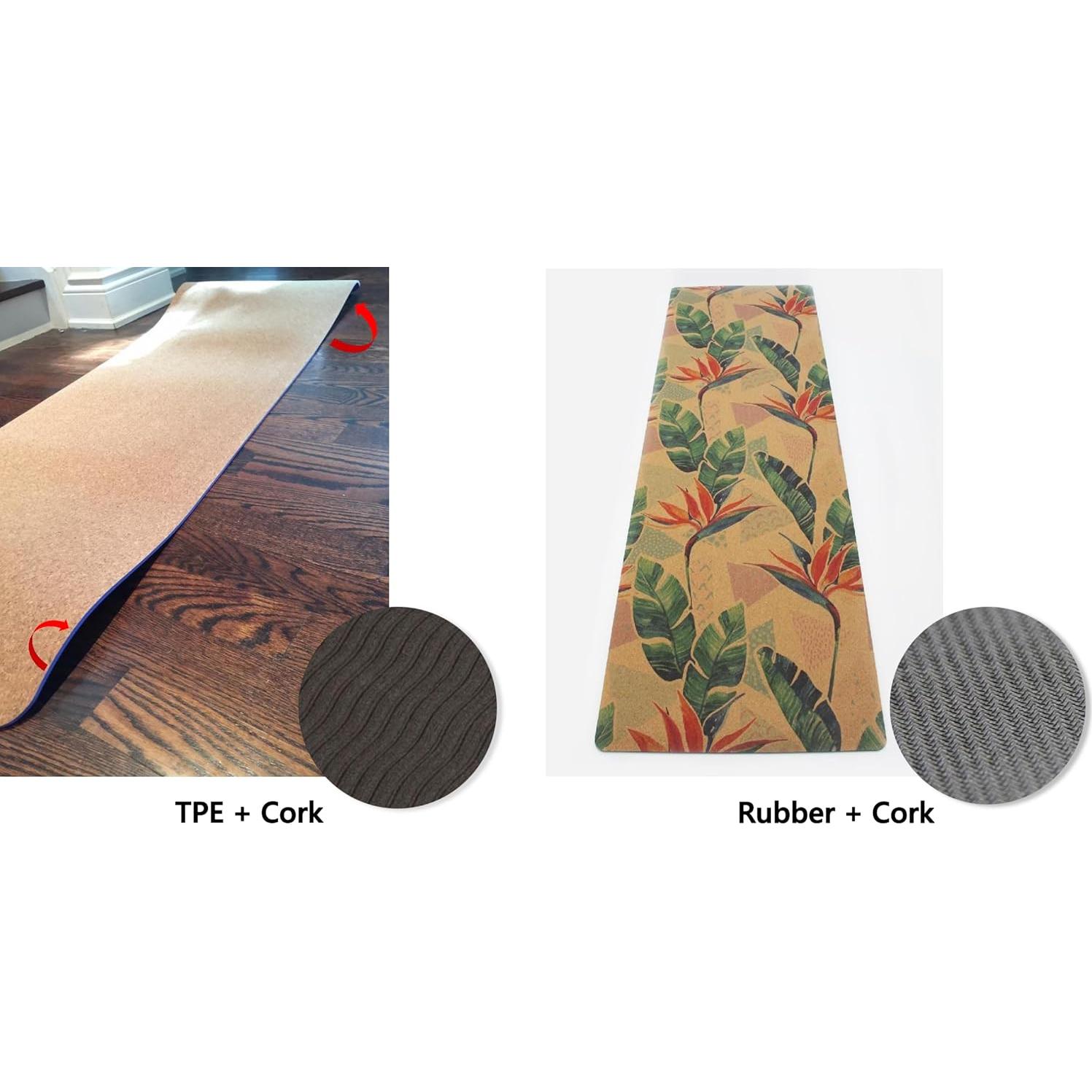 Alfombrilla de Yoga de Corcho My Virasana Antideslizante 182.88x66.04cm