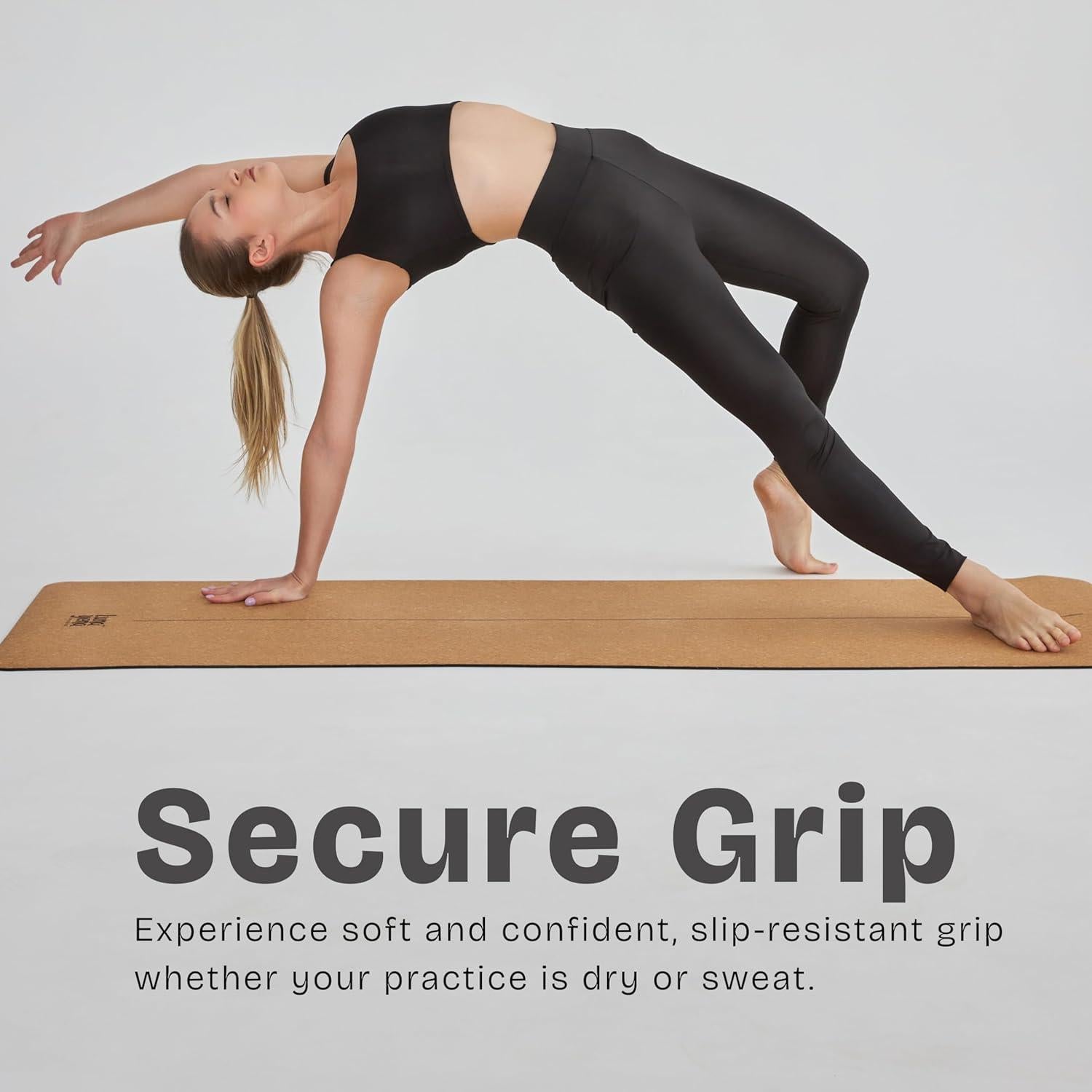 Alfombrilla de Yoga Ecológica LunaYena Corcho 182.88x60.96cm