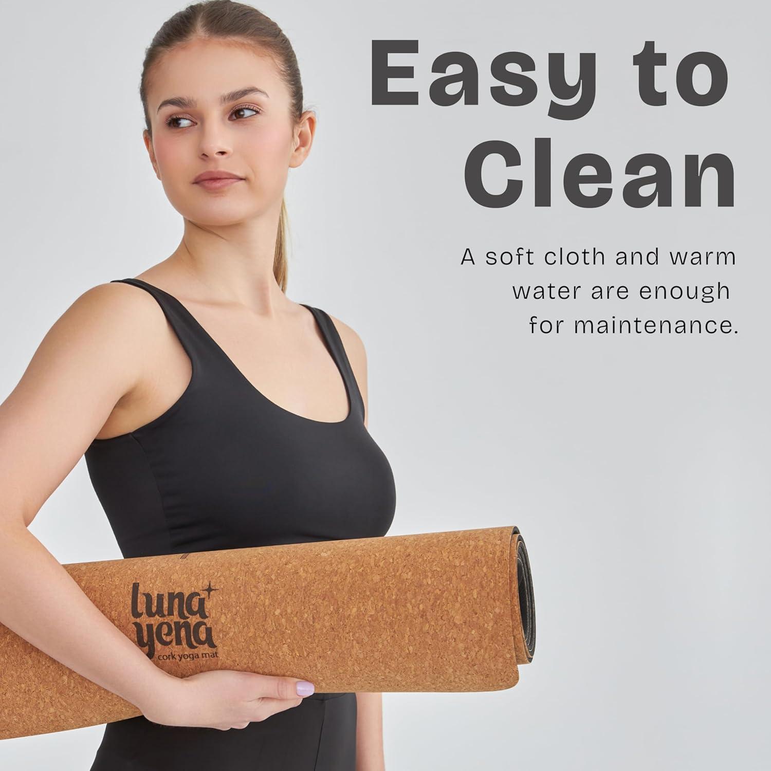 Alfombrilla de Yoga Ecológica LunaYena Corcho 182.88x60.96cm