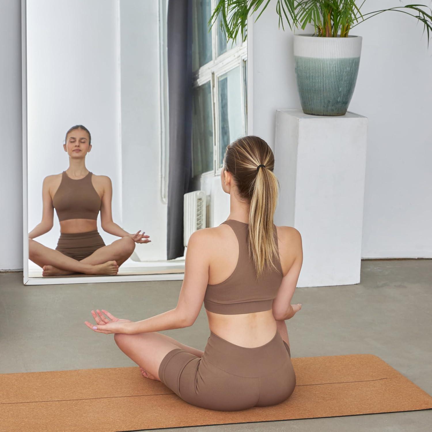 Alfombrilla de Yoga Ecológica LunaYena Corcho 182.88x60.96cm