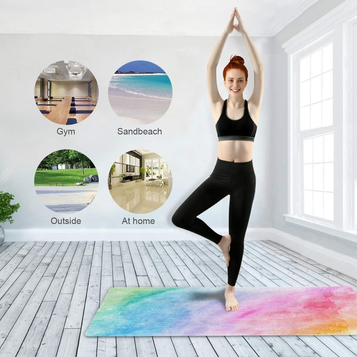 Esterilla de Yoga Antideslizante Qilmy 180x66cm Ecológica