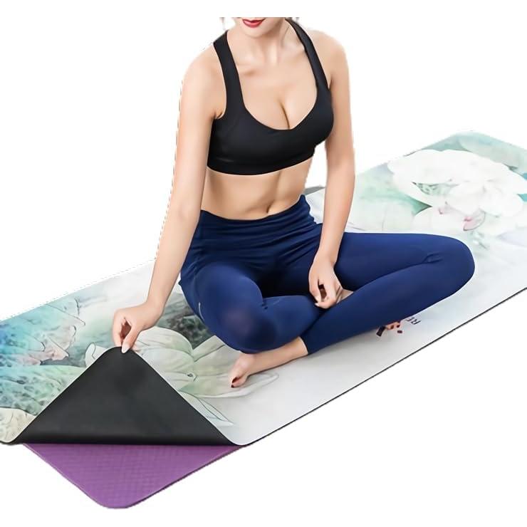 Esterilla de Yoga Plegable IEADEN Ecológica Antideslizante 182.88x66.04cm