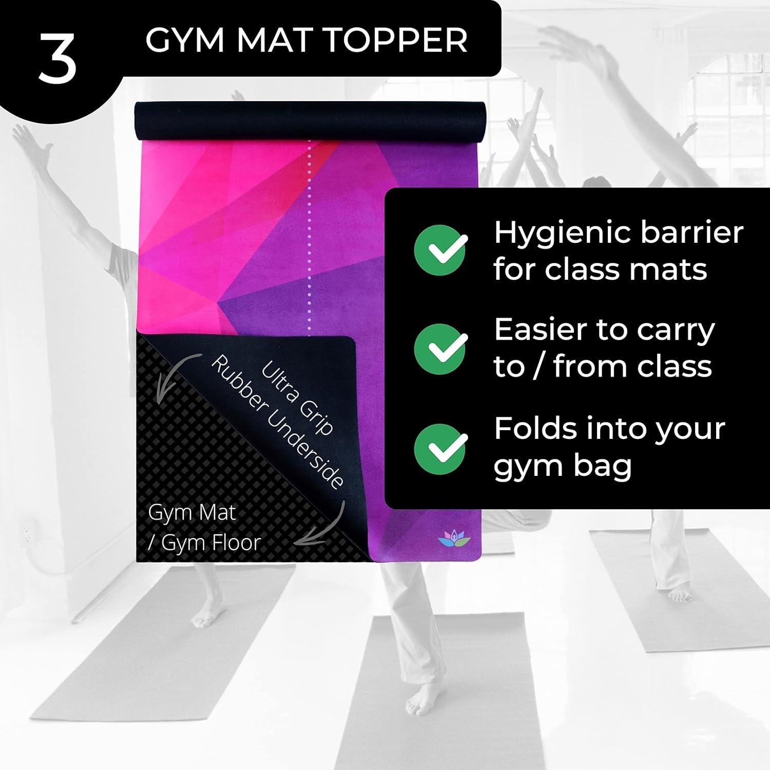 Esterilla de Yoga Plyopic 3-en-1 Antideslizante 177.8x61cm