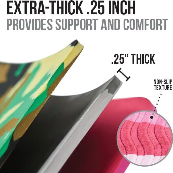 Alfombrilla de Yoga Ecológica Victor Fitness Gris 182.88x66.04cm