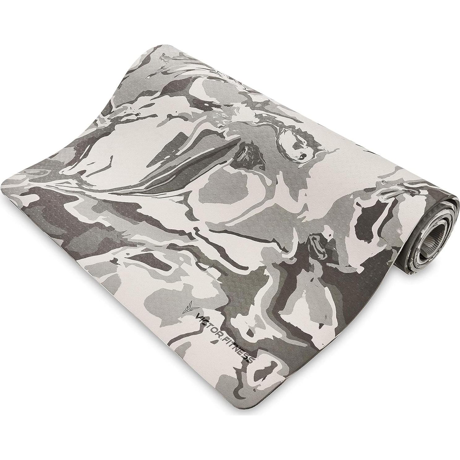 Alfombrilla de Yoga Ecológica Victor Fitness Gris 182.88x66.04cm