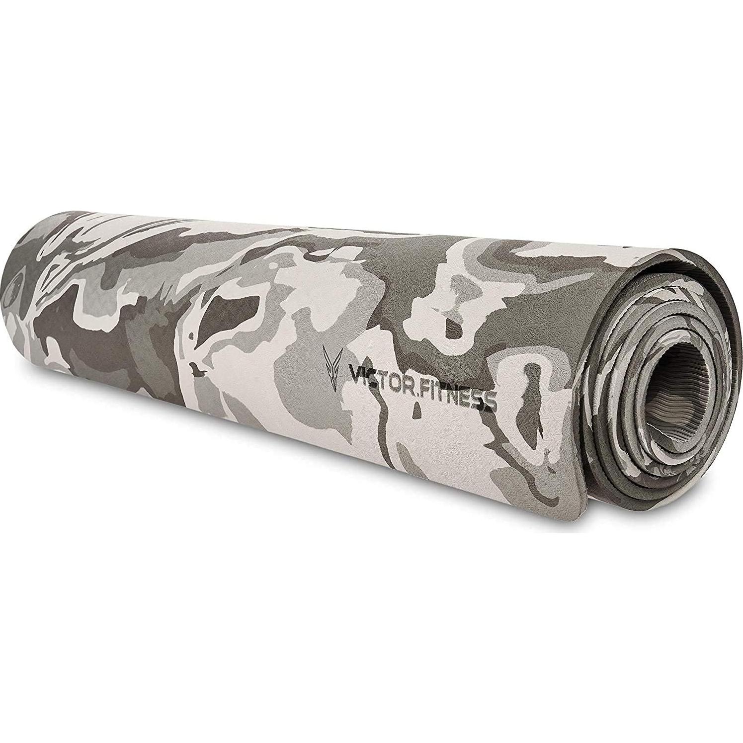 Alfombrilla de Yoga Ecológica Victor Fitness Gris 182.88x66.04cm