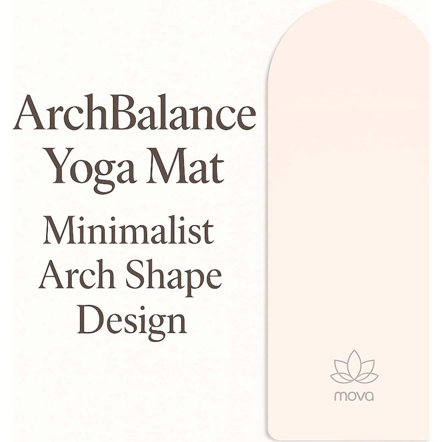 Esterilla de Yoga Mova ArchBalance Rosa Blush 182.88x68.07cm
