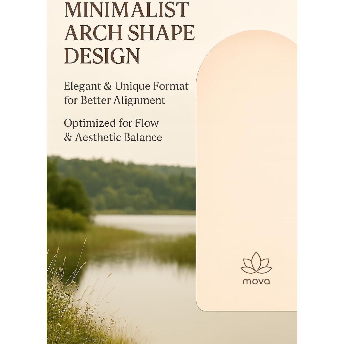 Esterilla de Yoga Mova ArchBalance Rosa Blush 182.88x68.07cm