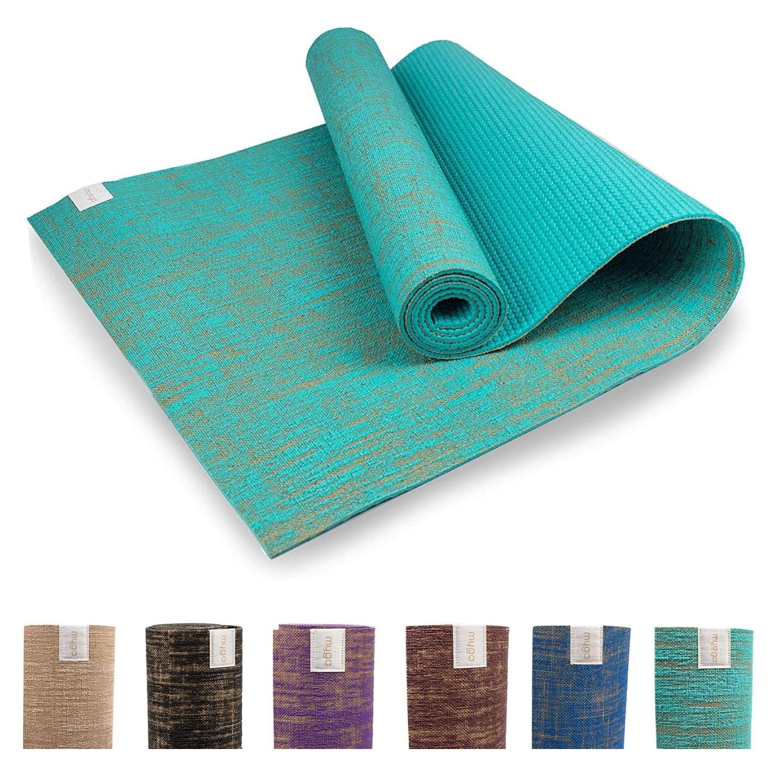 Alfombrilla de Yoga Ecológica Myga de Yute 183x61 cm 5 mm