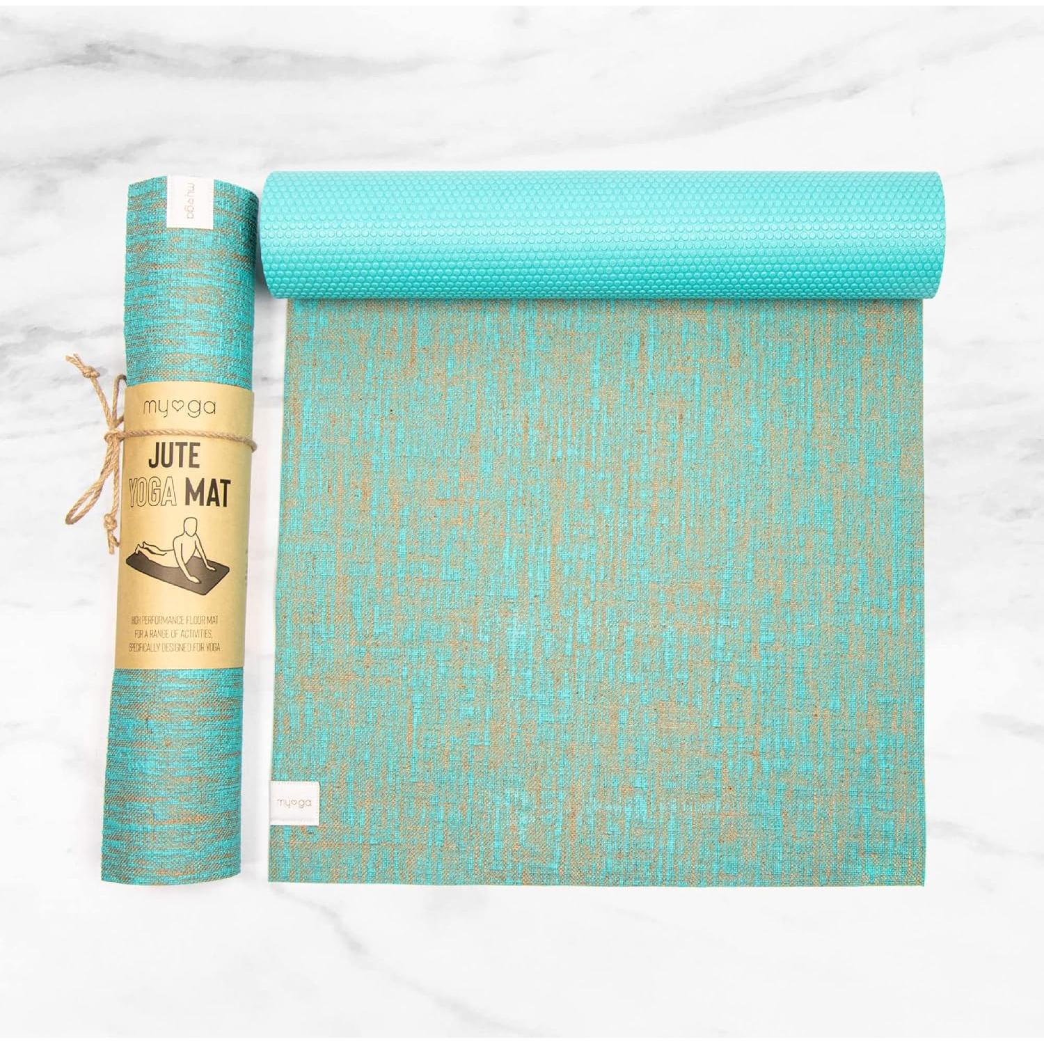 Alfombrilla de Yoga Ecológica Myga de Yute 183x61 cm 5 mm