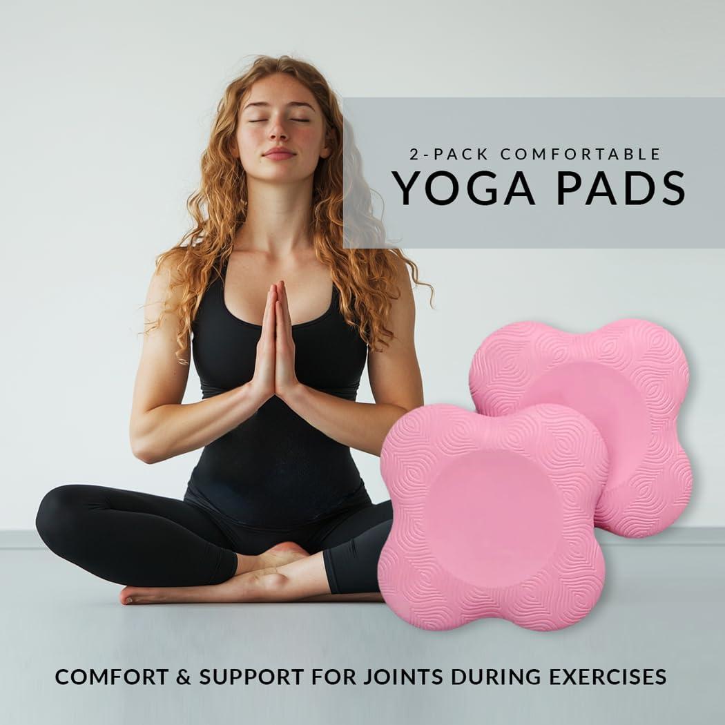 Paquete de 2 Almohadillas de Rodillas para Yoga Maria-M Rosa