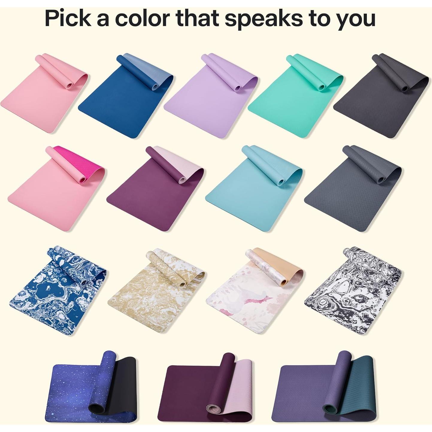 Alfombrilla de Yoga Antideslizante Furrnook 183x61 cm TPE