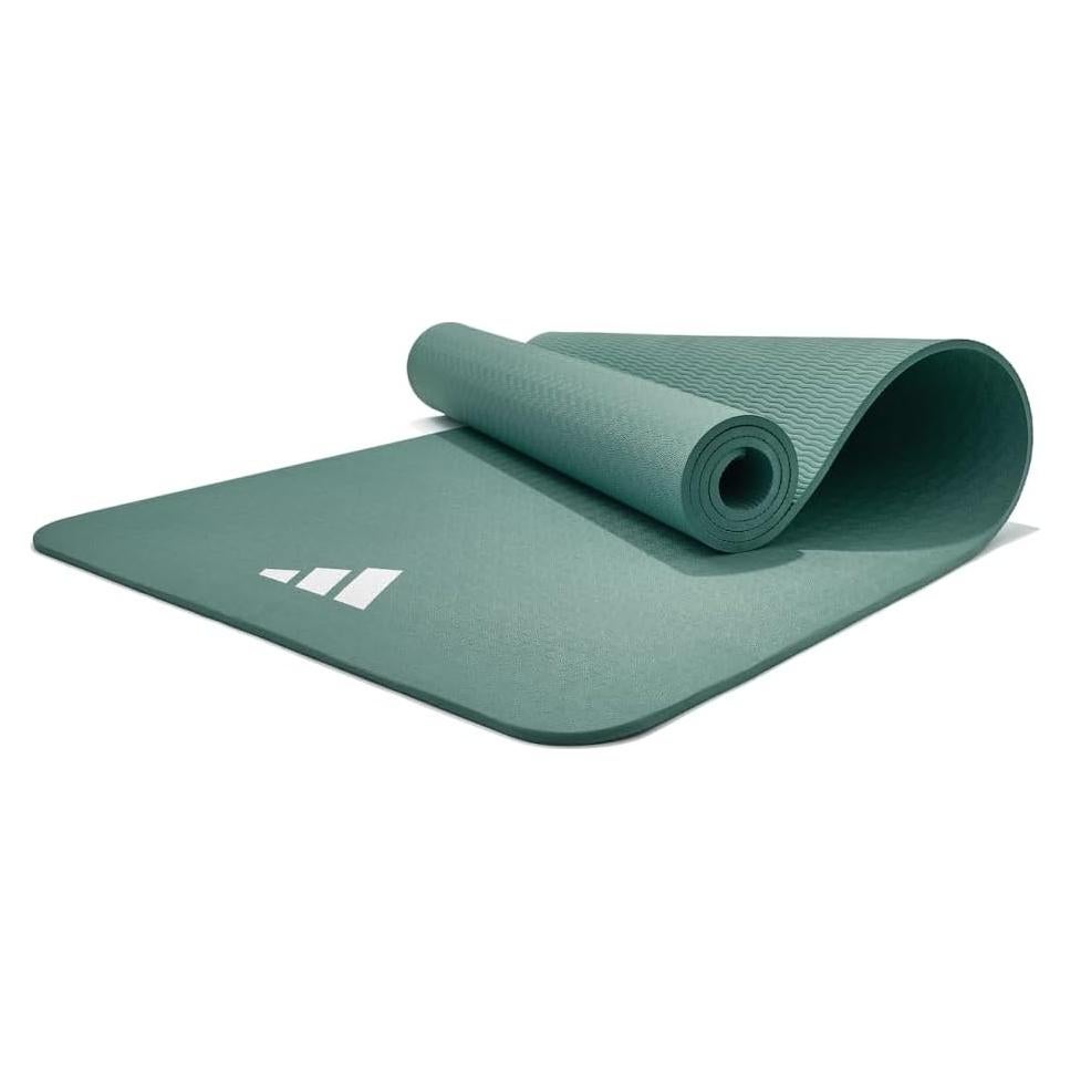 Mat de Yoga Adidas 8mm Verde Crudo Ecológico Antideslizante