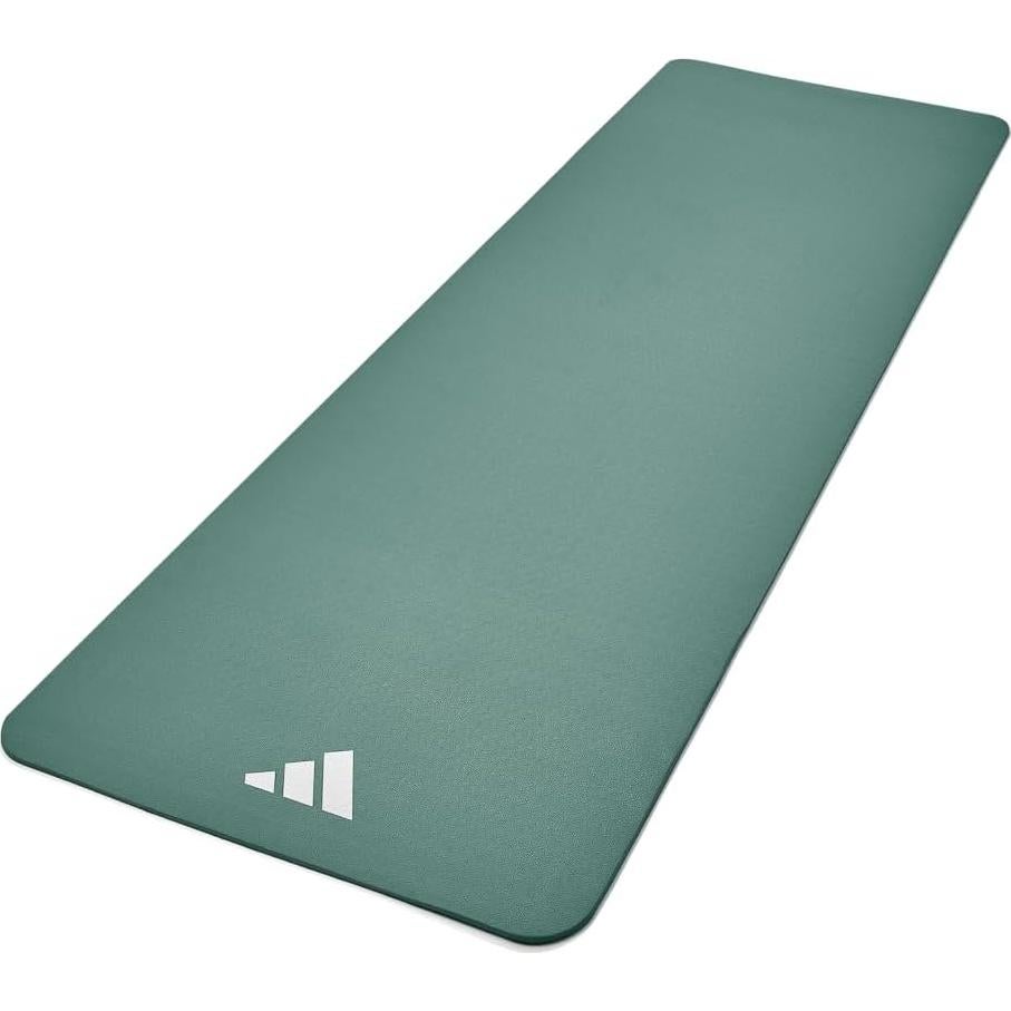 Mat de Yoga Adidas 8mm Verde Crudo Ecológico Antideslizante